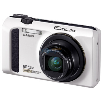 CASIO 卡西欧 EX-ZR100 数码相机（12.5x光变/24mm广角/高速连拍）