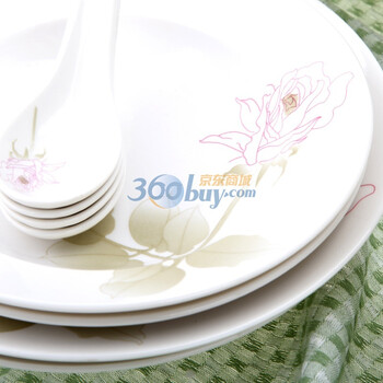 冠福花飞蝶舞25头中餐具