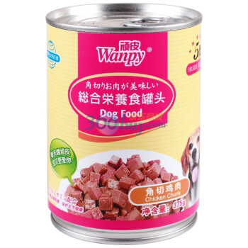 顽皮罐头 鸡肉加蔬菜犬用\狗罐头 375g