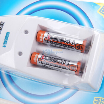 
                                                                                南孚(NANFU)7号充电电池2粒 镍氢耐用型900mAh 附充电器 适用于玩具车/血压计/血糖仪/鼠标等 AAA                