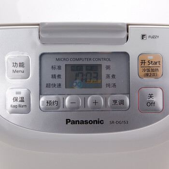 
                                        松下（Panasonic）SR-DG153 智能电饭煲电饭锅4L（对应日标1.5L） 远红外涂层 加热均匀                