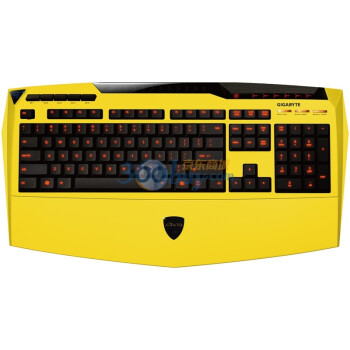 GIGABYTE 技嘉 Aivia GK-K8100 游戏级手感电竞背光键盘 黄色