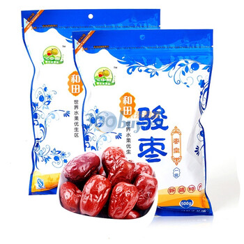 无货 介绍 心中甜新疆和田骏枣一级 (蓝包装)500g*2袋; 最新价格