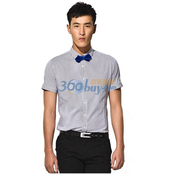 peacebird太平鸟 衬衫夏季男士新品休闲衬衫83110226028 淡青色 xxl