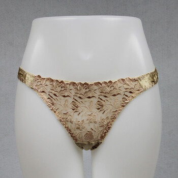 贝诗维迪 100%真丝 桑蚕丝女士时尚性感内裤s213 香槟色 l