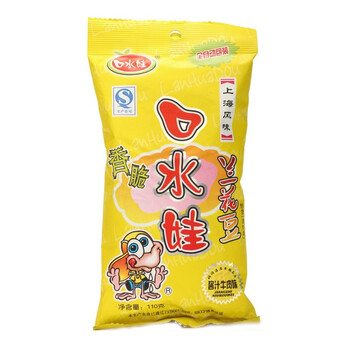 口水娃兰花豆酱汁牛肉味110g/袋*10