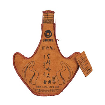 15.8°河套金爵皮壶奶酒500ml