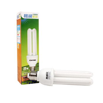 格润莱特 3U25W节能灯泡E27标准螺旋口灯头白光 三基色节能灯