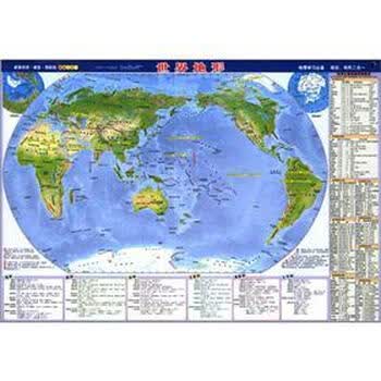 《世界地图：世界地形》【摘要 书评 试读】- 京东图书