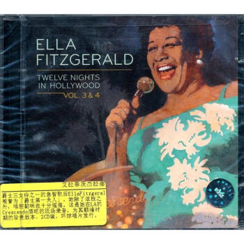 {} CD ƴĽº12ҹ֮342CD ella fitzgerald twelve nights in hollywood Volumes 3 & 4