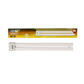 格润莱特 H型节能灯管四针头直型灯管 24W白光 三支装