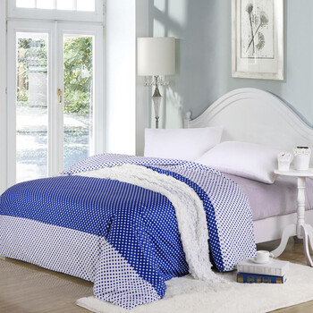 家纺 床单被罩 傲居全棉纯棉斜纹双人ab版拼接被套 青春.