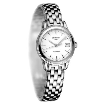 浪琴longines 军旗系列机械女表 l4.274.4.12.