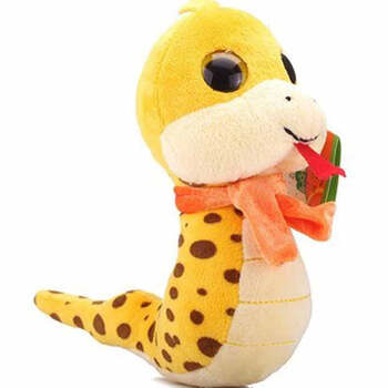 毛绒玩具 凯弘 蛇年吉祥物 蛇宝宝蛇公仔 新年礼物创意 生肖蛇娃娃