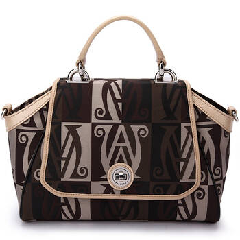 万里马wanlima 新款复古字母logo印花女士手提包31255500559军绿 自营