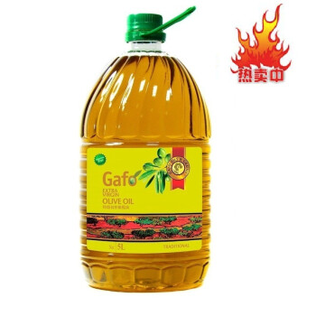 GAFO 西班牙原瓶进口 单一皮夸尔特级初榨橄榄油5L