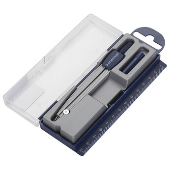 施德楼(STAEDTLER)圆规 铅芯款小学初中高中生考试作图工具 金属工程制图绘图文具套装开学必备用品55050 施德楼(STAEDTLER)圆规 铅芯款小学初中高中生考试作图工具 金属工程制图绘图文具套装开学必备用品55050