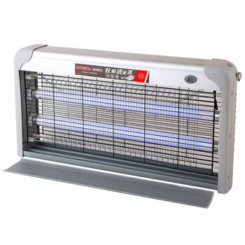 宝视达 豪华铝合金超薄专业灭蚊灯30w 京东发货,支持货到付款