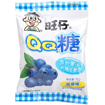 > 旺旺qq糖蓝莓70g