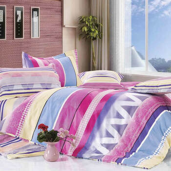 lehome家纺床上用品全棉四件套纯棉斜纹套件 品味人生