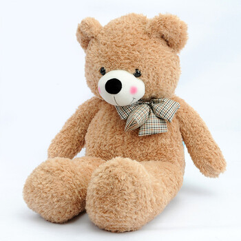 伊正品 可爱卷毛熊熊毛绒玩具包邮泰迪熊节日生日情人节送女生大公仔