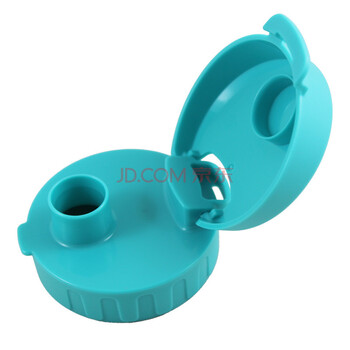 特百惠Tupperware轻盈茶韵杯 380ml随心水杯 带滤格 运动密封水壶 湖水蓝