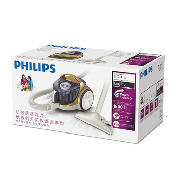 
                                        飞利浦(PHILIPS)吸尘器 FC5830/81家用卧式无尘袋大功率                