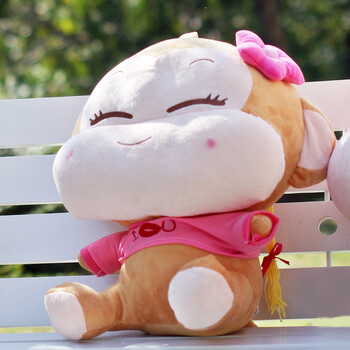 毛绒玩具小猴子公仔可爱大号布娃娃玩偶创意生日礼物 粉色-女款嘻哈猴