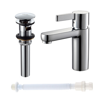 圣诞狂欢季 宏浪hona面盆龙头冷热全铜水龙头下水器套装 hz1017