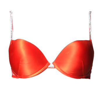 > 橘红色内衣 34c