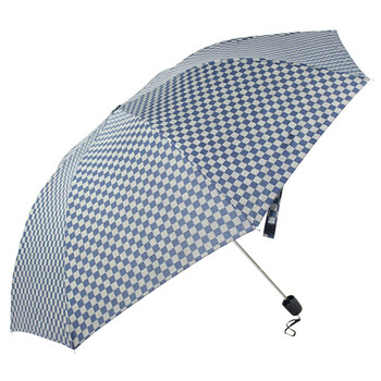 景湖 高密度强力拒水一甩干防紫外线三折伞藏青色 626