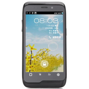 天语w700智能手机 阿里云智能操作系统 3g 幻影黑