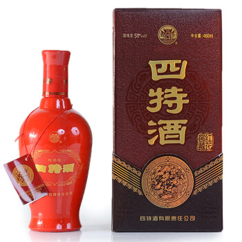 四特 白酒 红花窖藏 特香型 52度 460ml