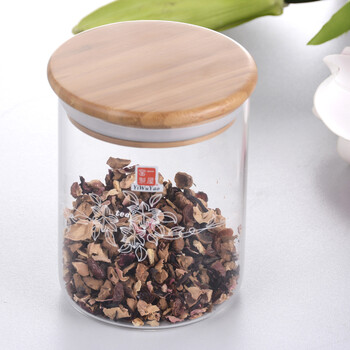 
                                        一屋窑制 一屋窑 耐高温玻璃360ML密封罐茶叶罐储物瓶罐                
