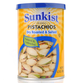 泰国进口sunkist新奇士干焗开心果120g罐装