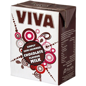 英国viva韦沃巧克力牛奶200ml*3盒装