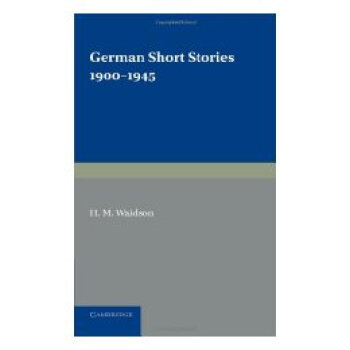 【】German Short Stories 1900 1945