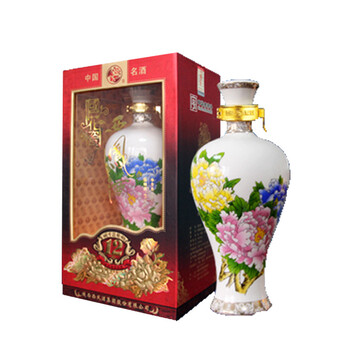 45度 国花瓷12年 西凤酒 国色天香500ml 凤香型精品 送礼自饮品质俱佳