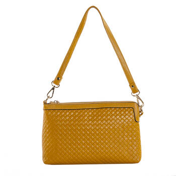 保罗名莎 polominsa 2013新款女士手提包 611-2137黄色