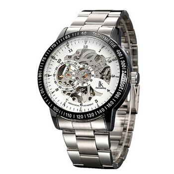 阿帕琦(ikcolouring)手表男士全自动机械表男表时尚腕表皮带防水商务