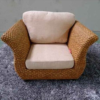 轩航家具 手工编织水仙藤沙发组合 藤家具 藤沙发组合 休闲沙发 客厅