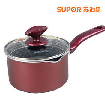 苏泊尔溢彩系列不粘奶锅 PT16K1  明火电磁炉通用16CM