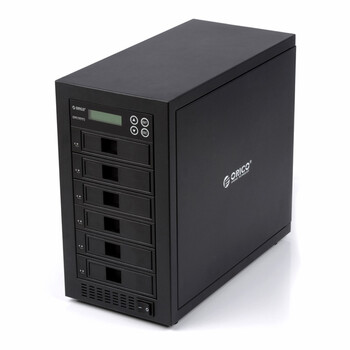 奥睿科(orico) hd-1t5 专业1拖5盘位sata硬盘拷贝机克隆机