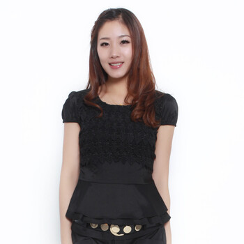 【夏季清仓】锁愫 夏装 女时尚显瘦性感气质短袖t恤