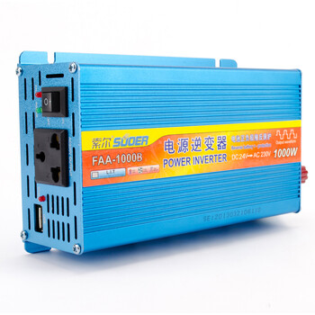 索尔faa-1000w12v转220v逆变器家用车载双用 可选24v48v60v 1000w/12v