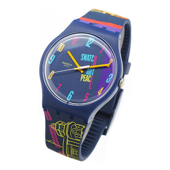 swatch斯沃琪 和平饭店艺术中心限量版中性表 suoz160