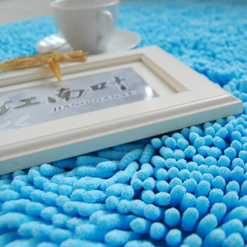 
                                        FOOJOHOME 蹭蹭垫 门垫  简约现代地垫 小兔子-驼底 40*60cm                