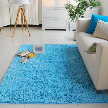 
                                        FOOJOHOME 蹭蹭垫 门垫  简约现代地垫 小兔子-驼底 40*60cm                