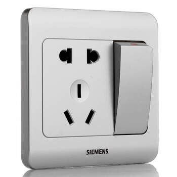 西门子(siemens) 远景彩银5ub0 108-1cc1 22大一开五孔开关插座