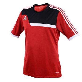 adidas 阿迪达斯 男款组队光板球衣足球服 w54151 红色 xxl